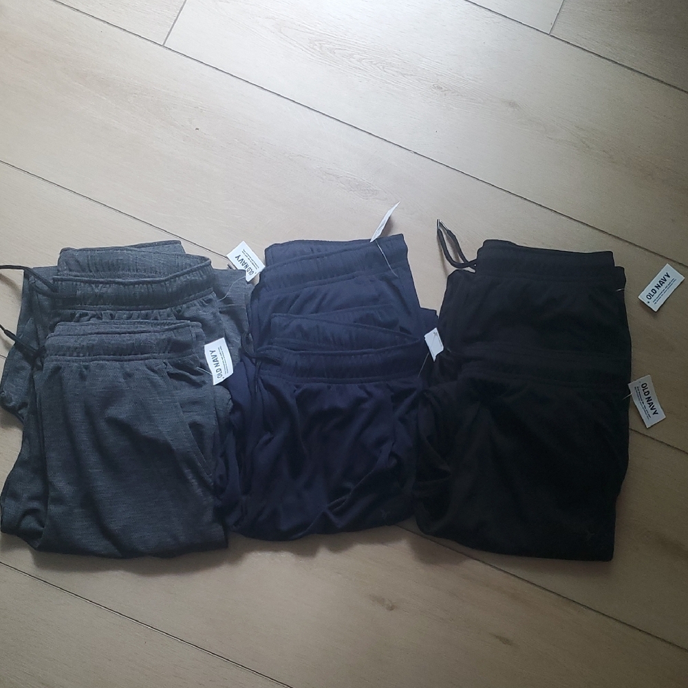 Old Navy Kids Joggers in Gray, Navy, and Black